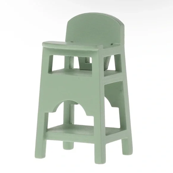 BNIB Maileg Mint Green Wooden High Chair! - Picture 1 of 12